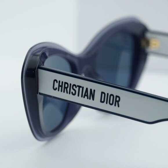 Dior DIORPACIFIC B3U 30B0 Butterfly Sunglasses - Blue/White/Blue main image 11